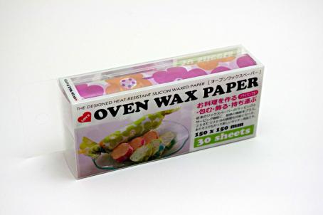 オーブンWAXペーパー150x150mm30枚入【フラワーピンク】