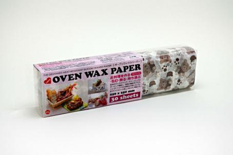 オーブンWAXペーパー250x250mm30枚入【ベアーブラウン】